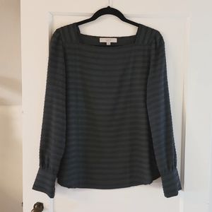 Charcoal Loft Blouse